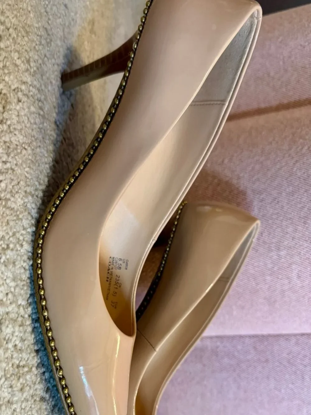 Coach Waverly Beadchain Pump